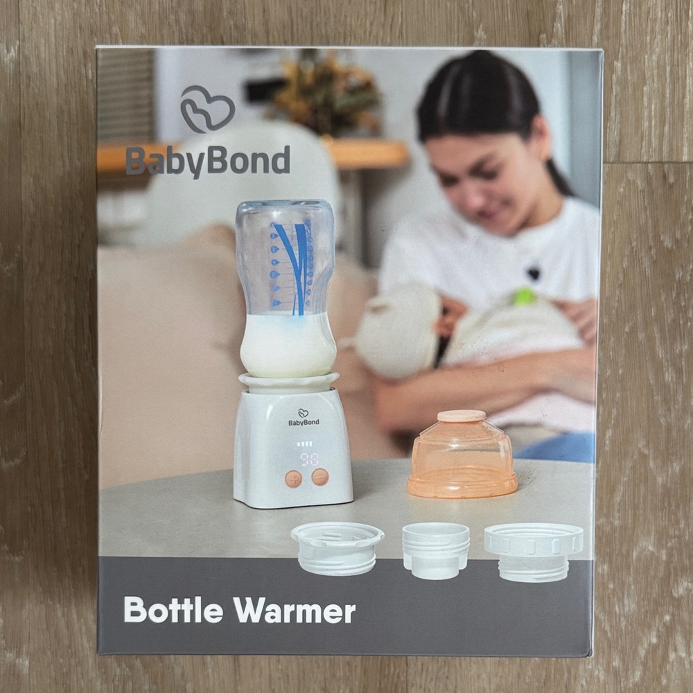 White and Orange Bottle Warmer